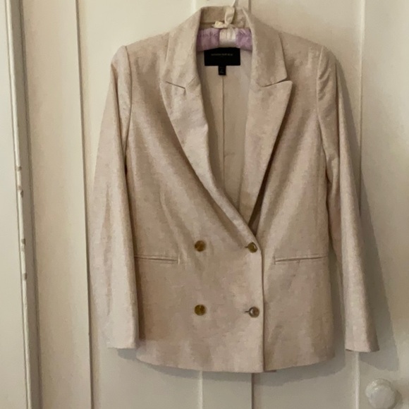 BANANA REPUBLIC DOUBLE-BREAST BLAZER - Picture 1 of 12